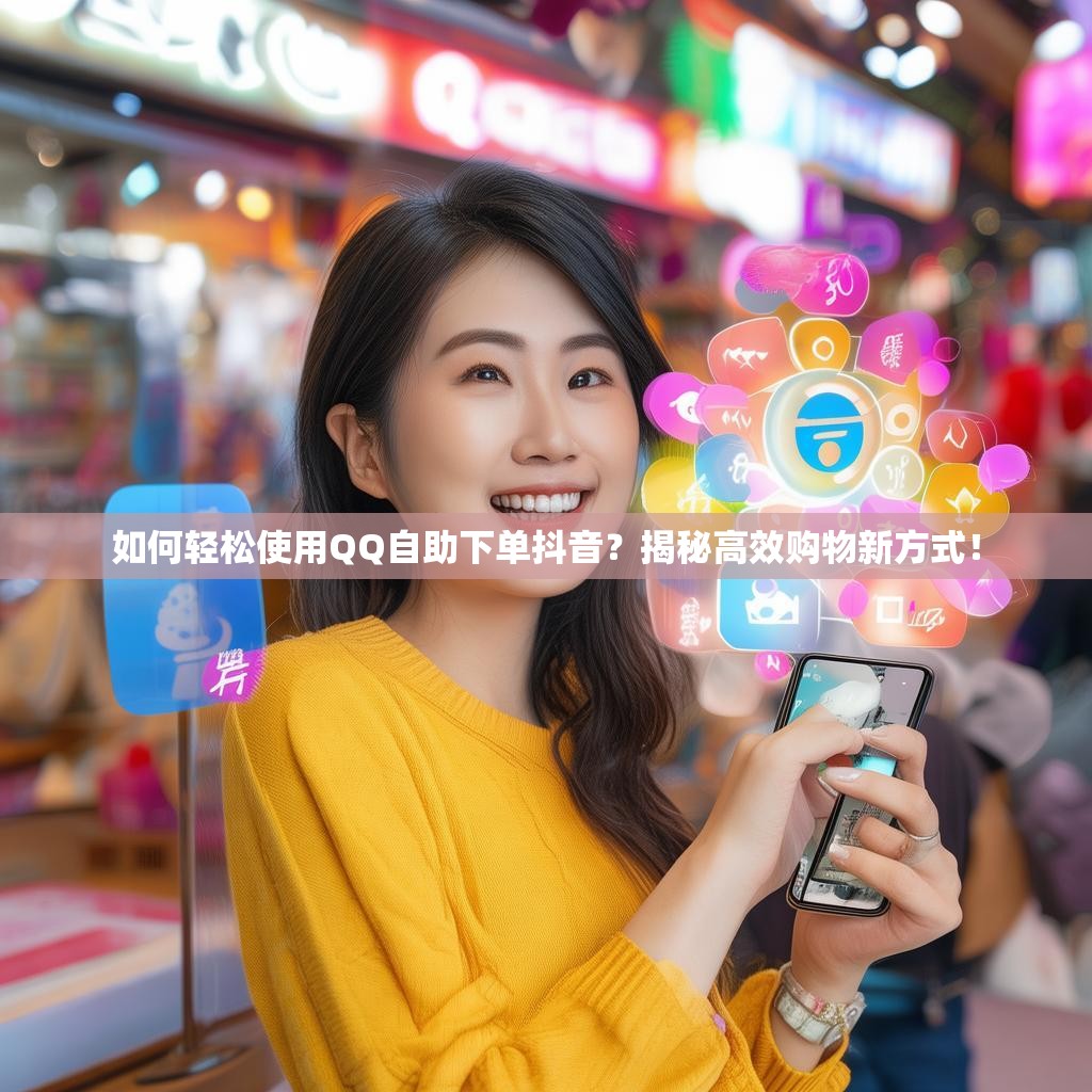 如何轻松使用QQ自助下单抖音？揭秘高效购物新方式！