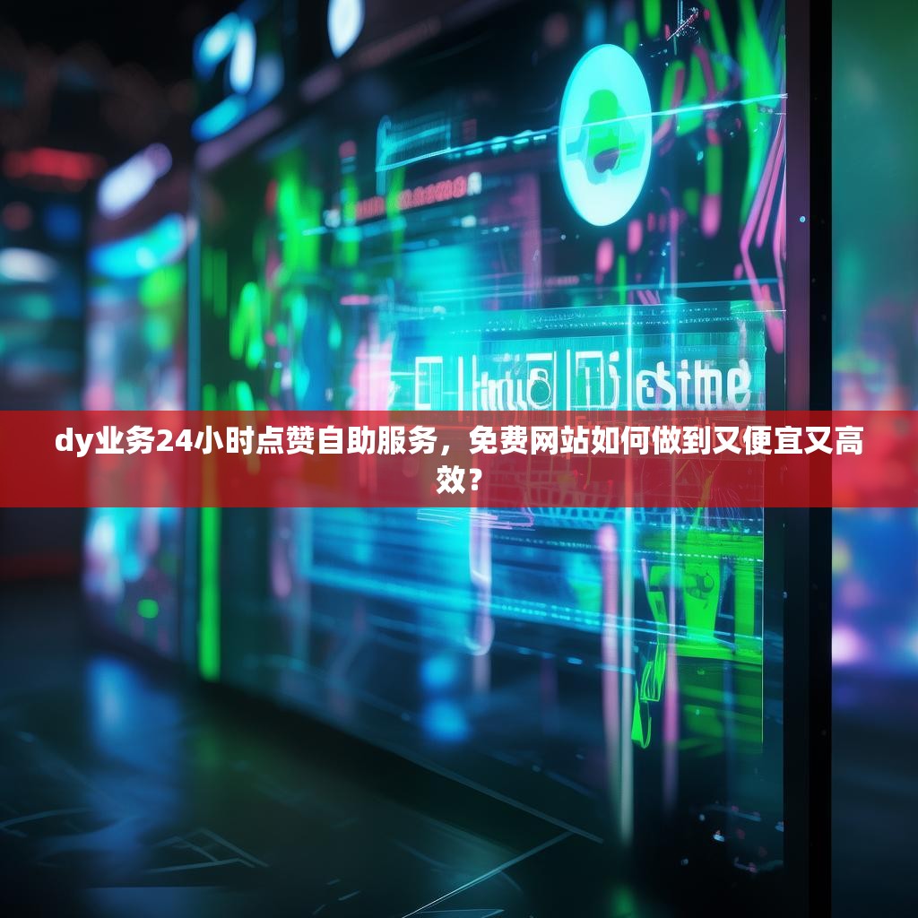 dy业务24小时点赞自助服务，免费网站如何做到又便宜又高效？