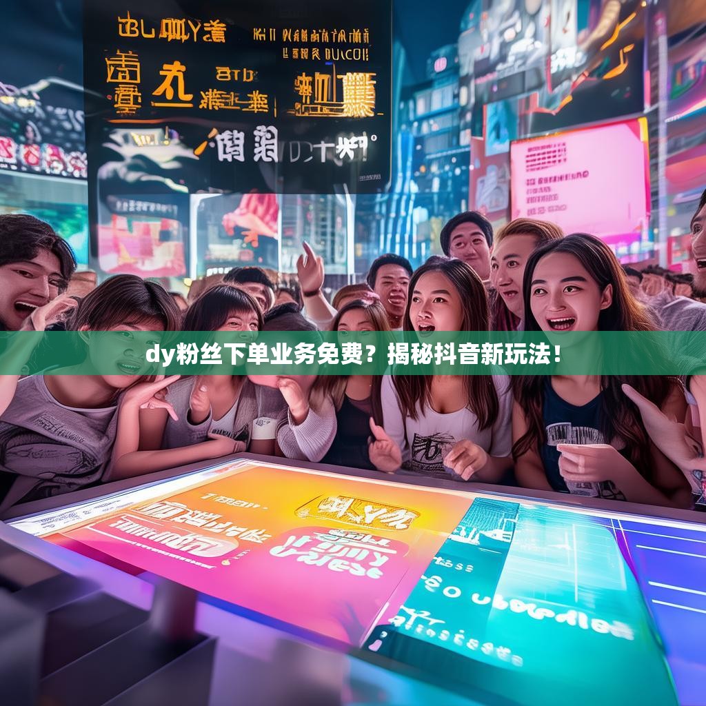 dy粉丝下单业务免费？揭秘抖音新玩法！