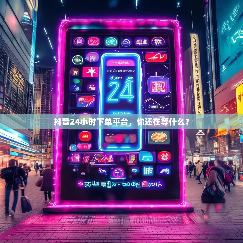 抖音24小时下单平台，你还在等什么？