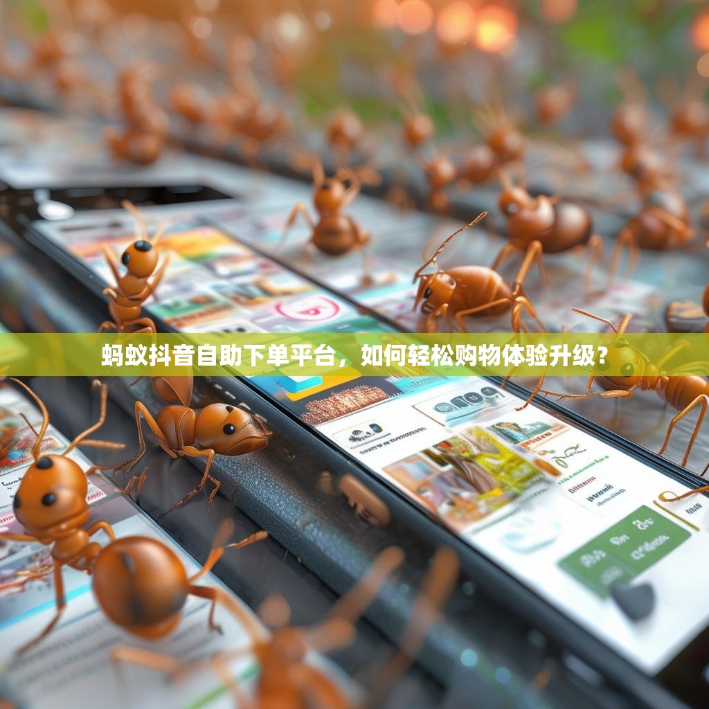 蚂蚁抖音自助下单平台，如何轻松购物体验升级？