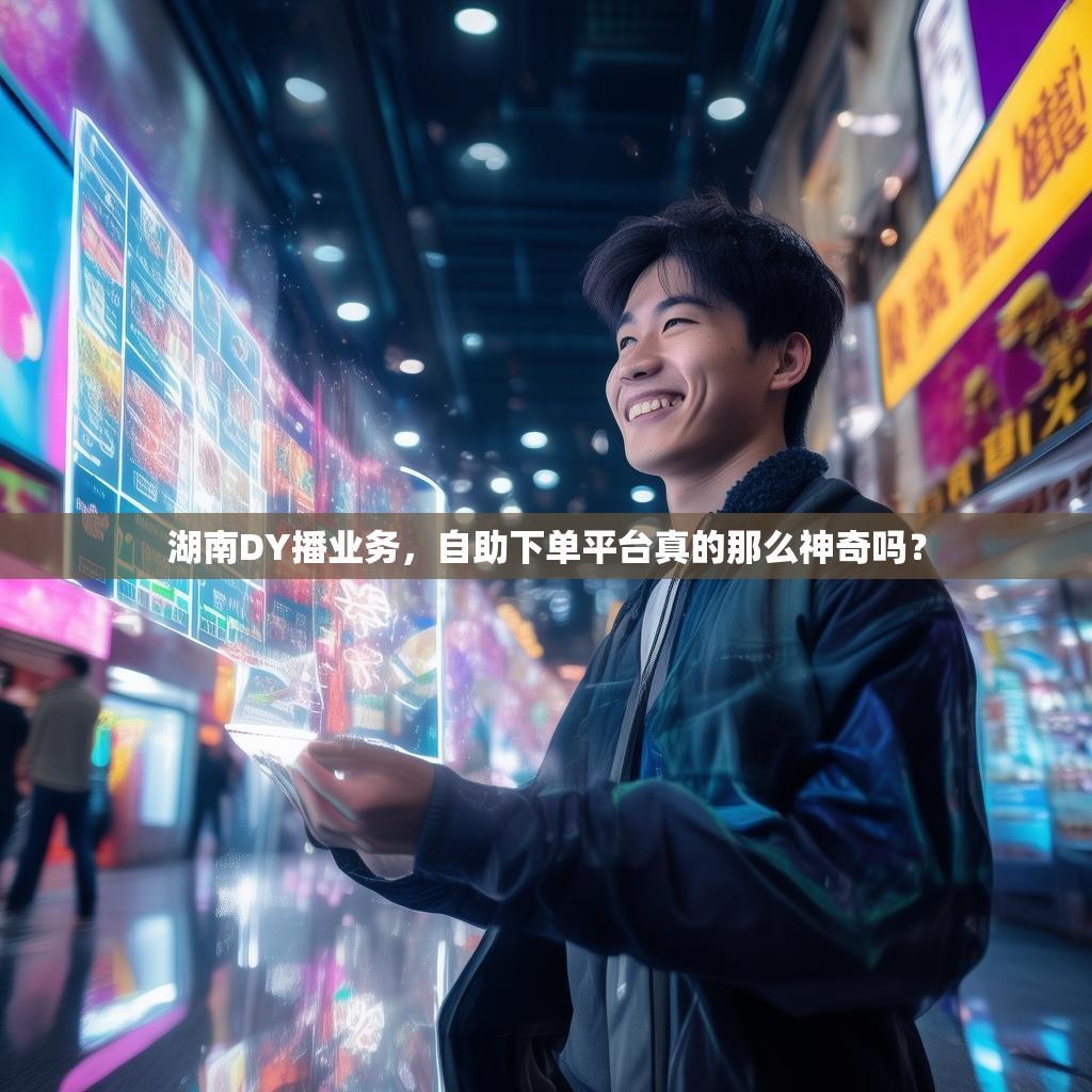 湖南DY播业务，自助下单平台真的那么神奇吗？