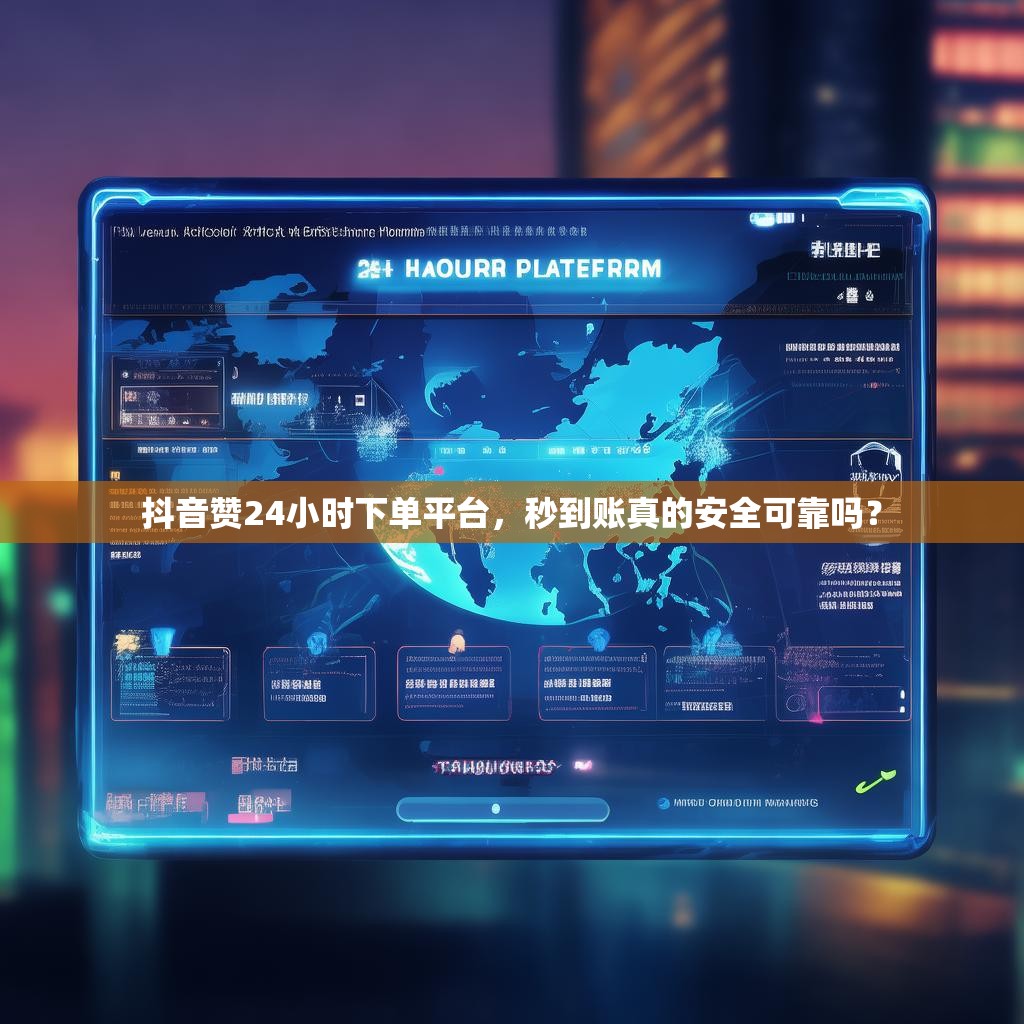 抖音赞24小时下单平台，秒到账真的安全可靠吗？