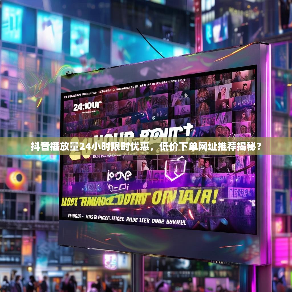 抖音播放量24小时限时优惠，低价下单网址推荐揭秘？