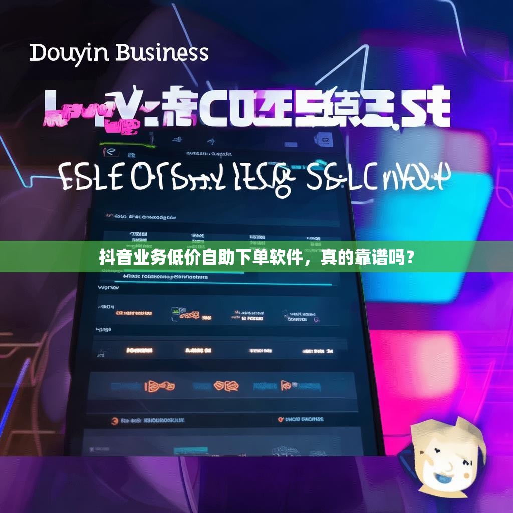抖音业务低价自助下单软件，真的靠谱吗？