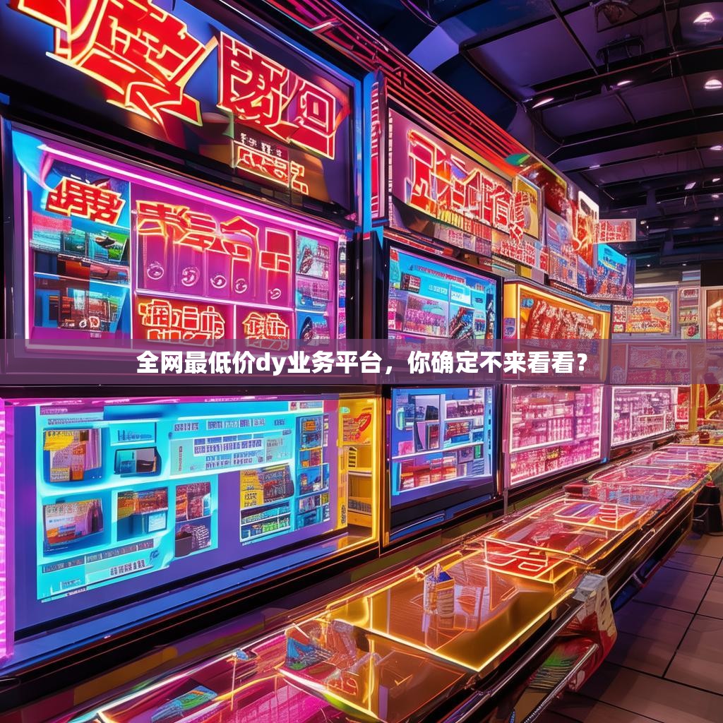 全网最低价dy业务平台，你确定不来看看？