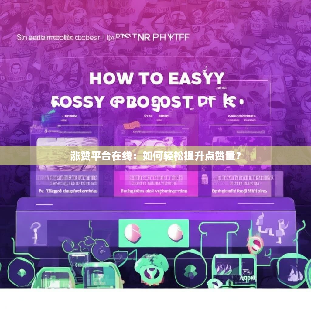 涨赞平台在线：如何轻松提升点赞量？