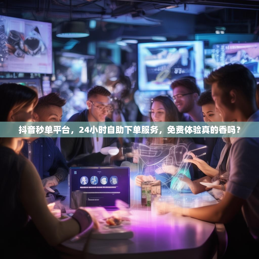 抖音秒单平台，24小时自助下单服务，免费体验真的香吗？
