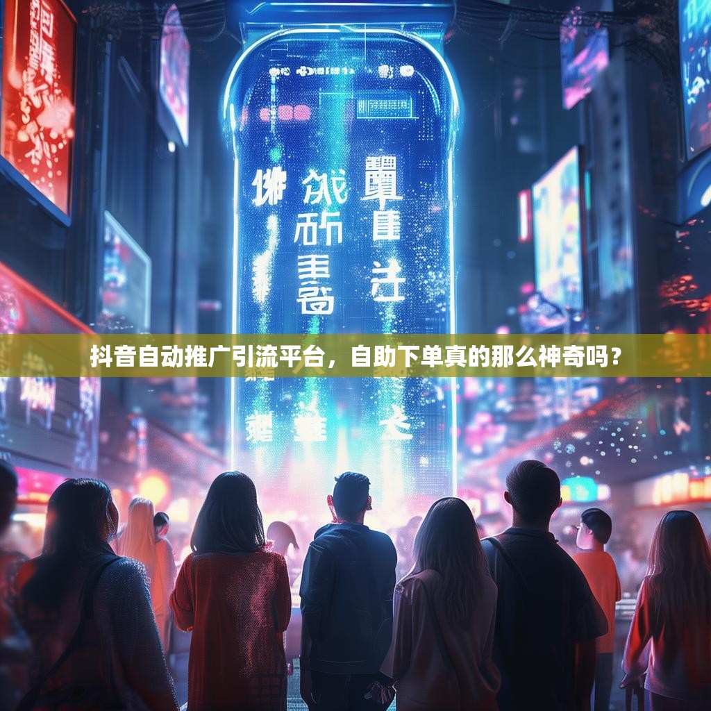 抖音自动推广引流平台，自助下单真的那么神奇吗？