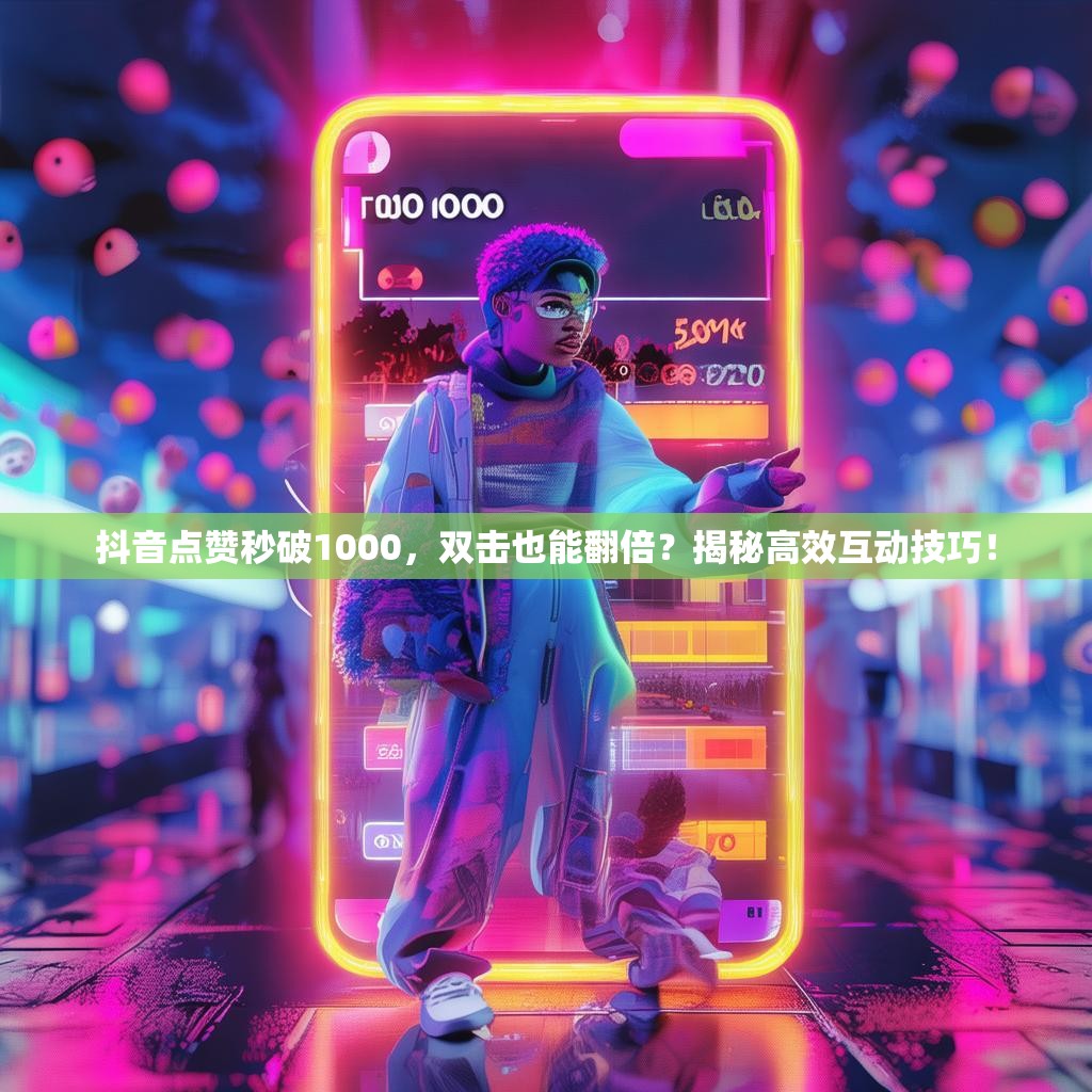 抖音点赞秒破1000，双击也能翻倍？揭秘高效互动技巧！