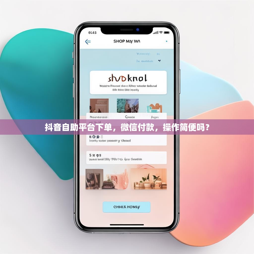 抖音自助平台下单，微信付款，操作简便吗？
