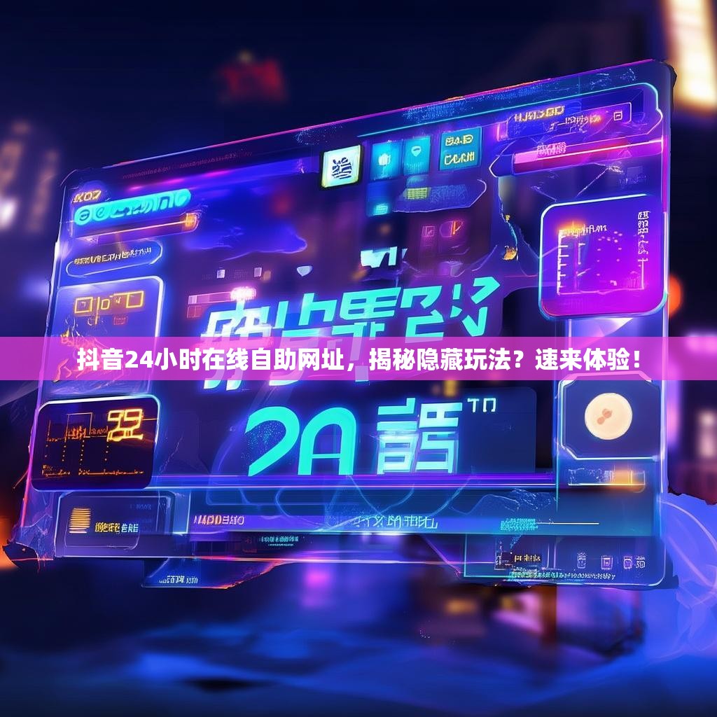 抖音24小时在线自助网址，揭秘隐藏玩法？速来体验！