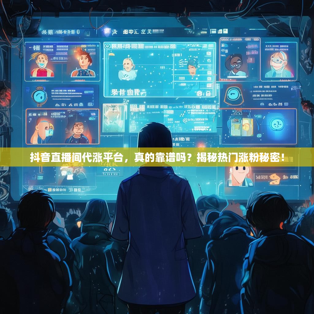 抖音直播间代涨平台，真的靠谱吗？揭秘热门涨粉秘密！
