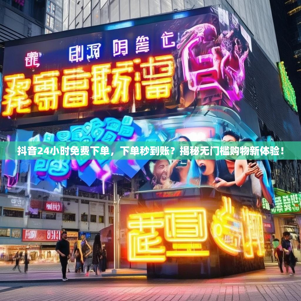 抖音24小时免费下单，下单秒到账？揭秘无门槛购物新体验！