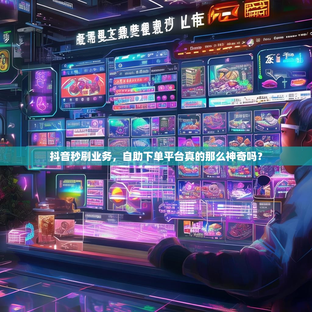 抖音秒刷业务，自助下单平台真的那么神奇吗？