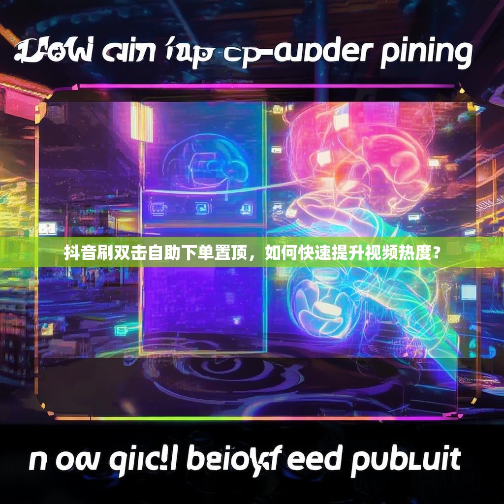 抖音刷双击自助下单置顶，如何快速提升视频热度？