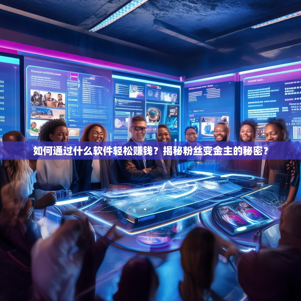 如何通过什么软件轻松赚钱？揭秘粉丝变金主的秘密？