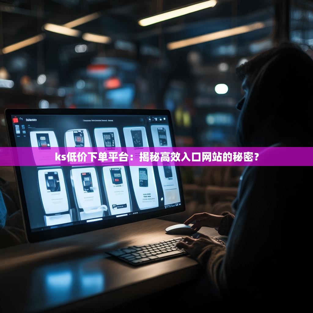 ks低价下单平台：揭秘高效入口网站的秘密？