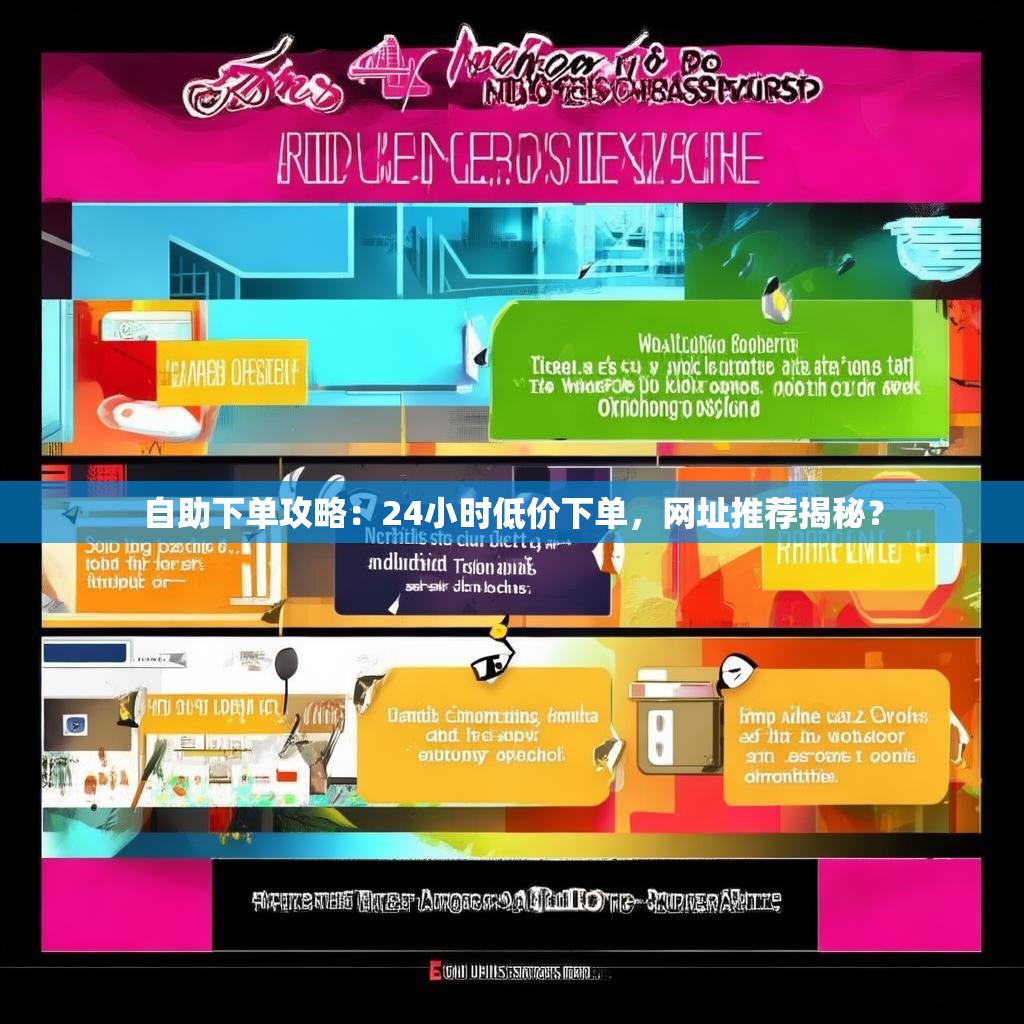 自助下单攻略：24小时低价下单，网址推荐揭秘？