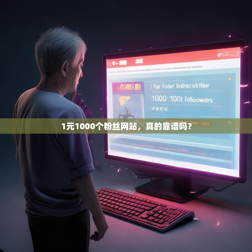 1元1000个粉丝网站，真的靠谱吗？