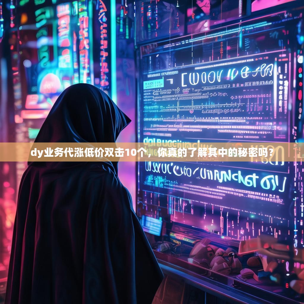 dy业务代涨低价双击10个，你真的了解其中的秘密吗？