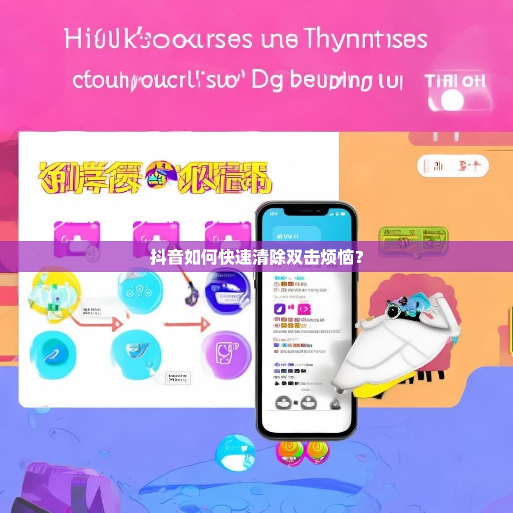 抖音如何快速清除双击烦恼？