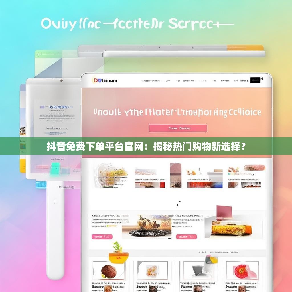 抖音免费下单平台官网：揭秘热门购物新选择？