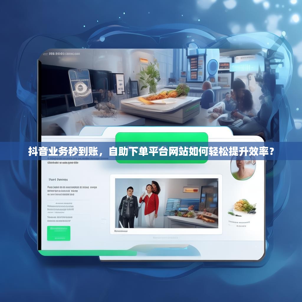 抖音业务秒到账，自助下单平台网站如何轻松提升效率？