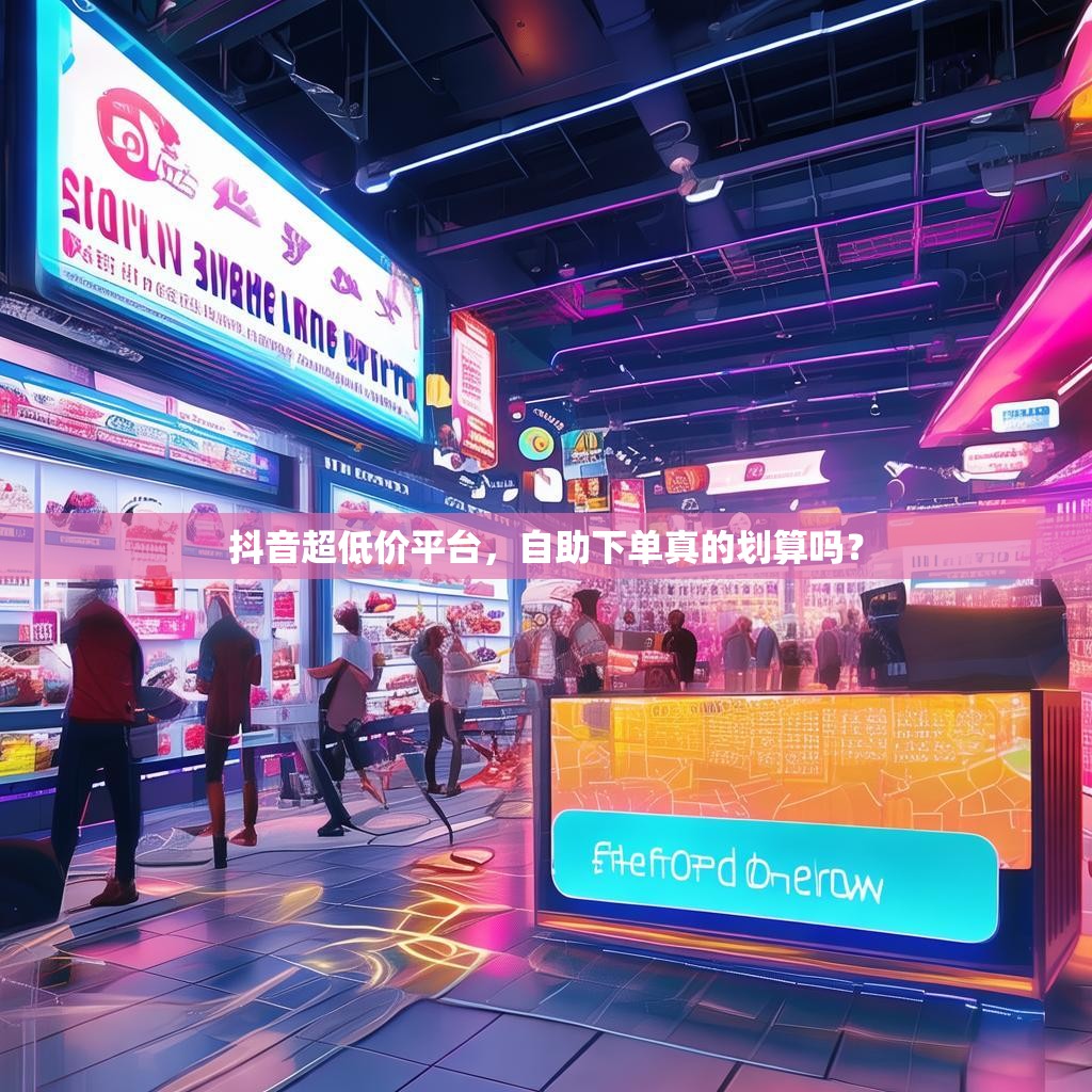 抖音超低价平台，自助下单真的划算吗？