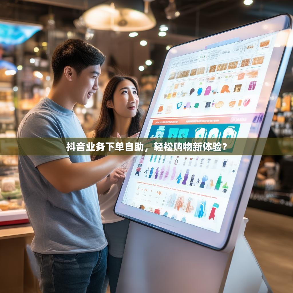 抖音业务下单自助，轻松购物新体验？