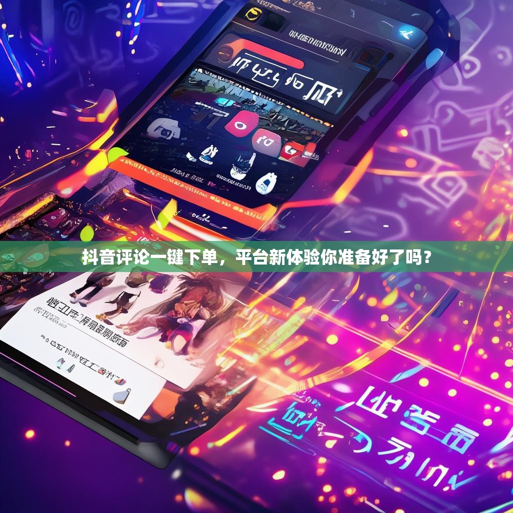 抖音评论一键下单，平台新体验你准备好了吗？