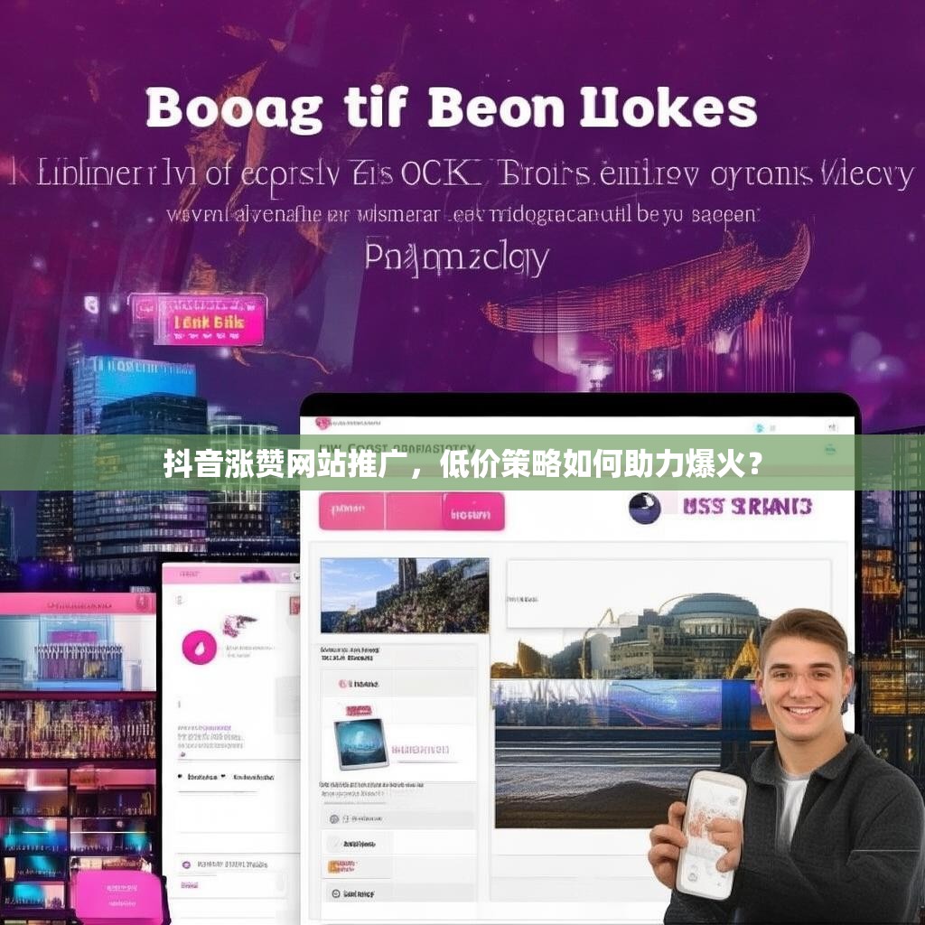 抖音涨赞网站推广，低价策略如何助力爆火？
