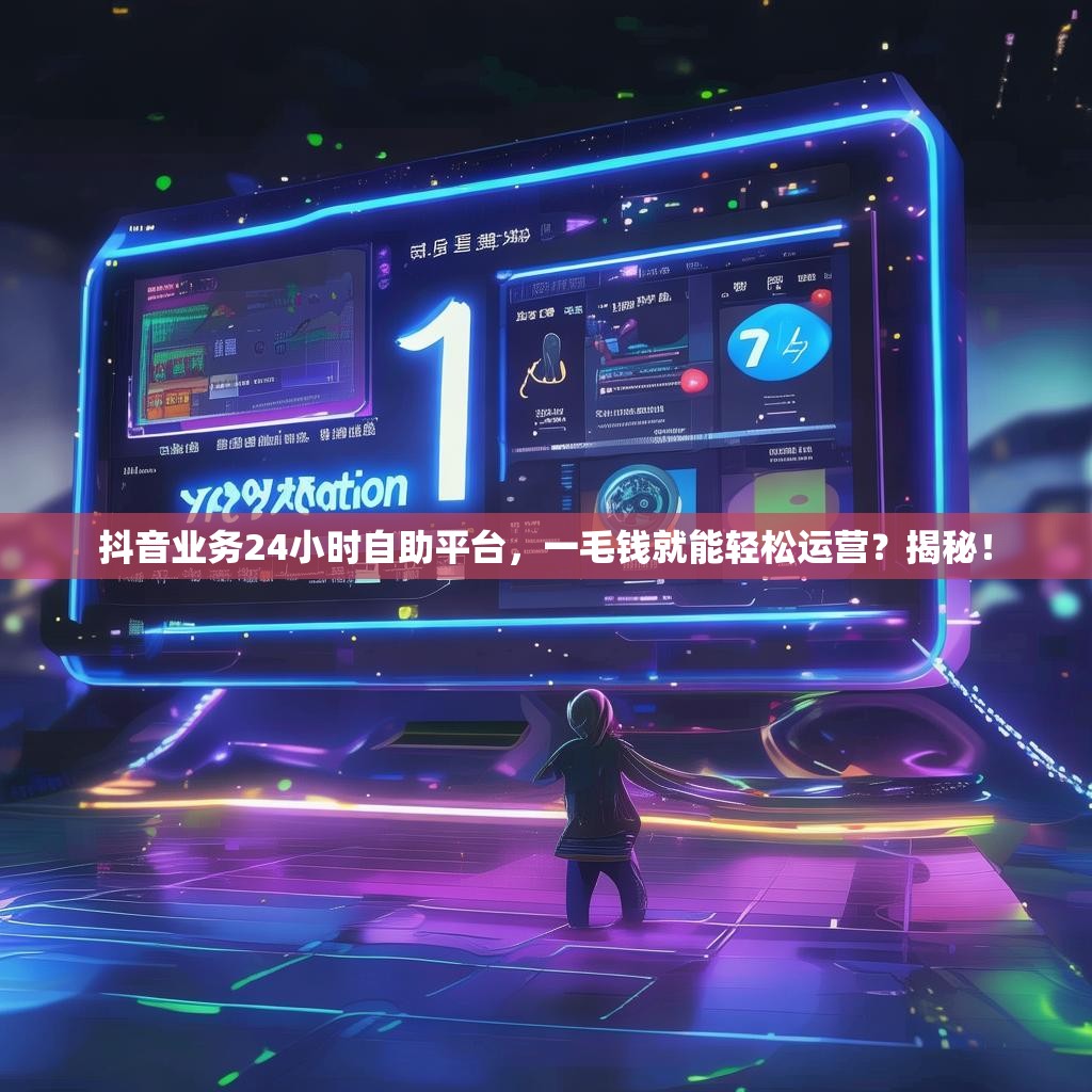 抖音业务24小时自助平台，一毛钱就能轻松运营？揭秘！