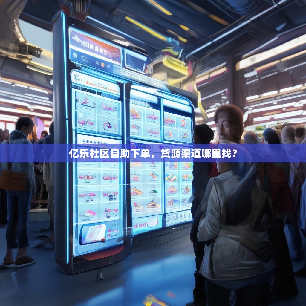 亿乐社区自助下单，货源渠道哪里找？
