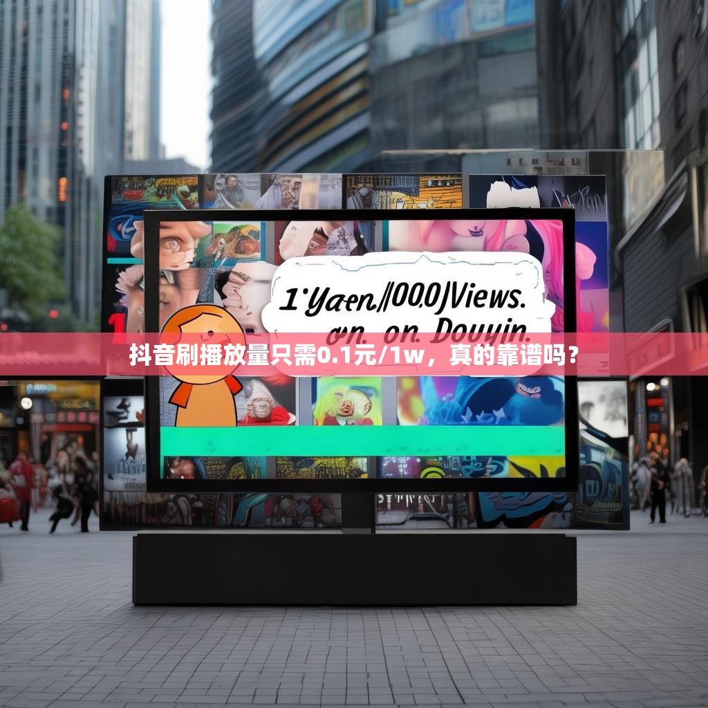 抖音刷播放量只需0.1元/1w，真的靠谱吗？