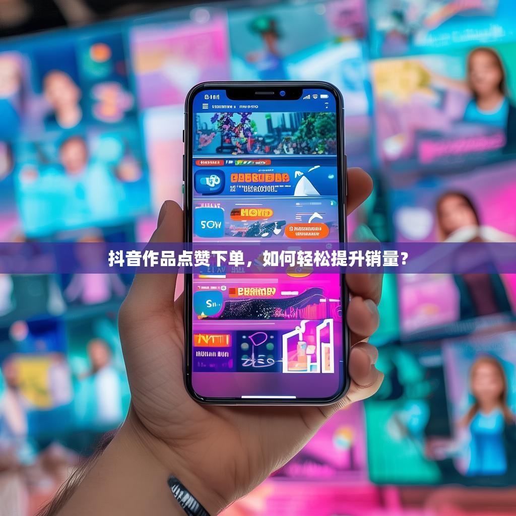 抖音作品点赞下单，如何轻松提升销量？