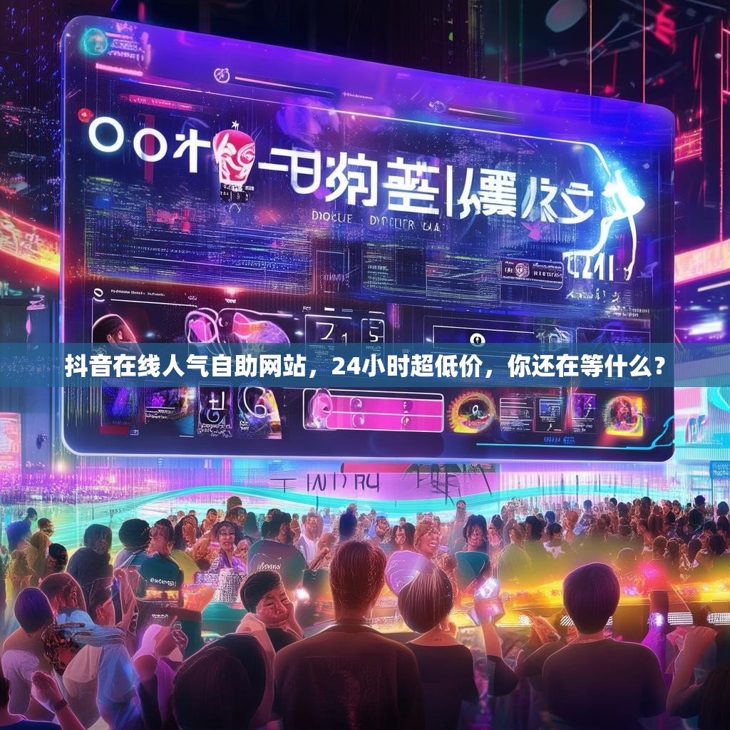 抖音在线人气自助网站，24小时超低价，你还在等什么？