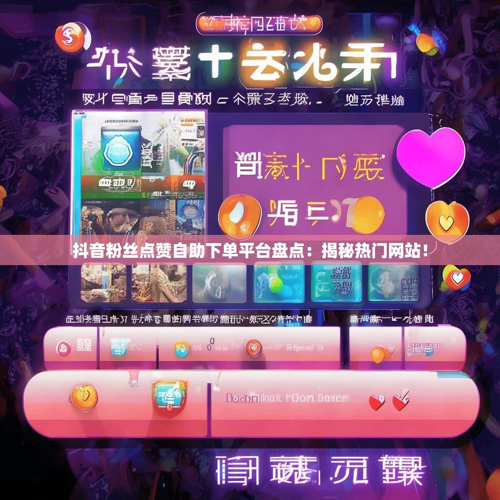 抖音粉丝点赞自助下单平台盘点：揭秘热门网站！