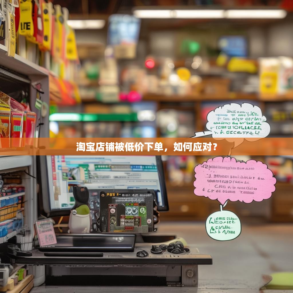 淘宝店铺被低价下单，如何应对？