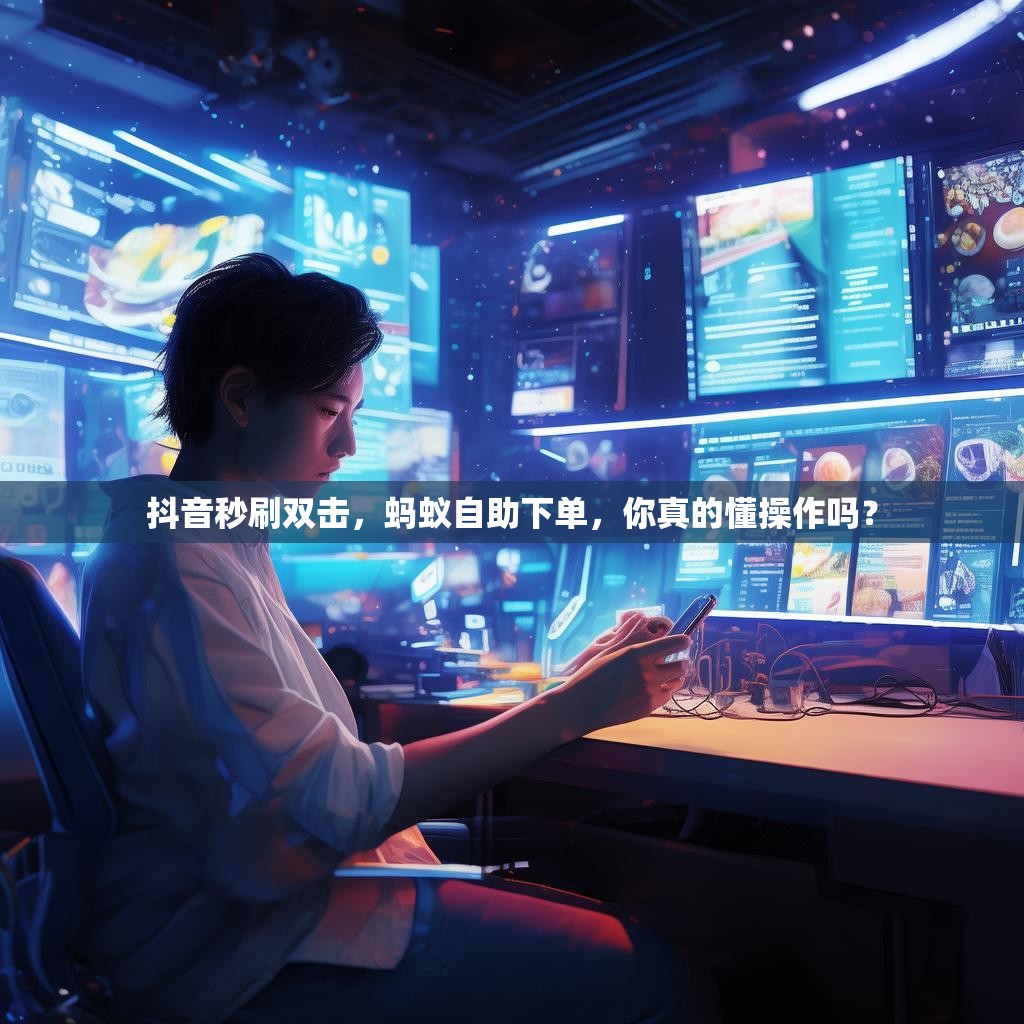 抖音秒刷双击，蚂蚁自助下单，你真的懂操作吗？