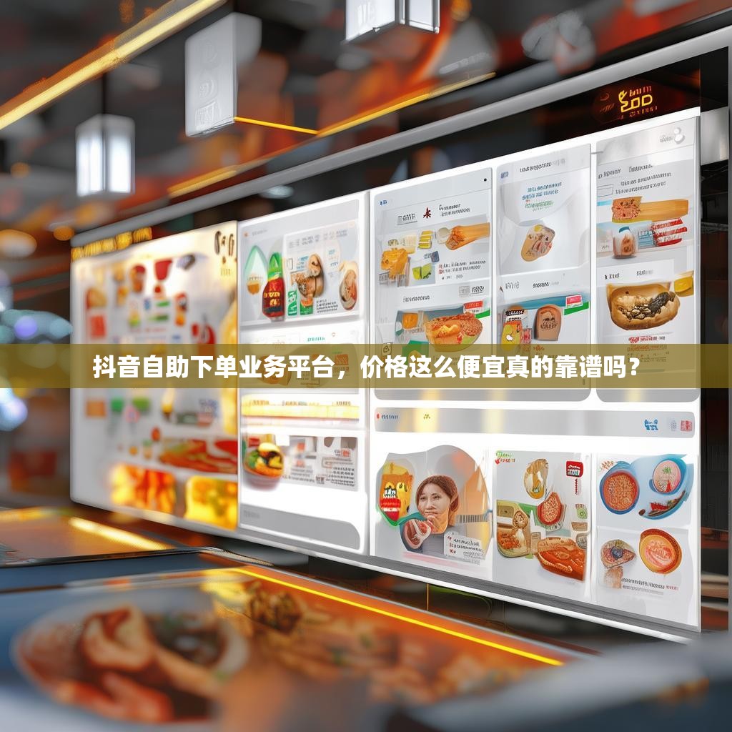 抖音自助下单业务平台，价格这么便宜真的靠谱吗？