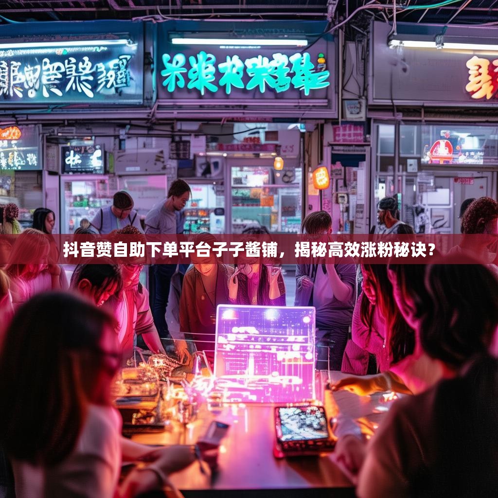 抖音赞自助下单平台子子酱铺，揭秘高效涨粉秘诀？