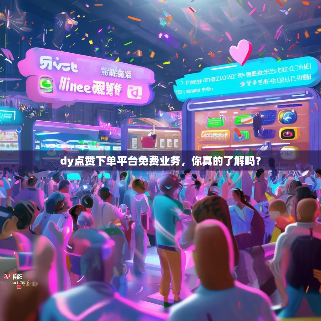 dy点赞下单平台免费业务，你真的了解吗？