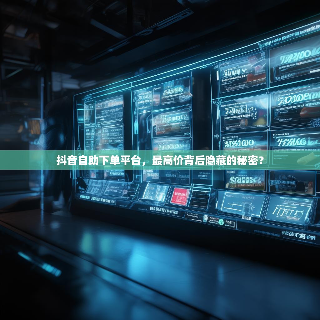 抖音自助下单平台，最高价背后隐藏的秘密？