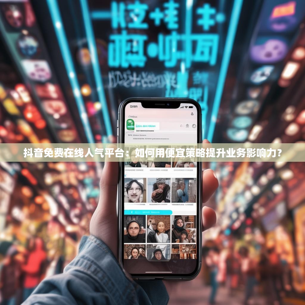 抖音免费在线人气平台：如何用便宜策略提升业务影响力？