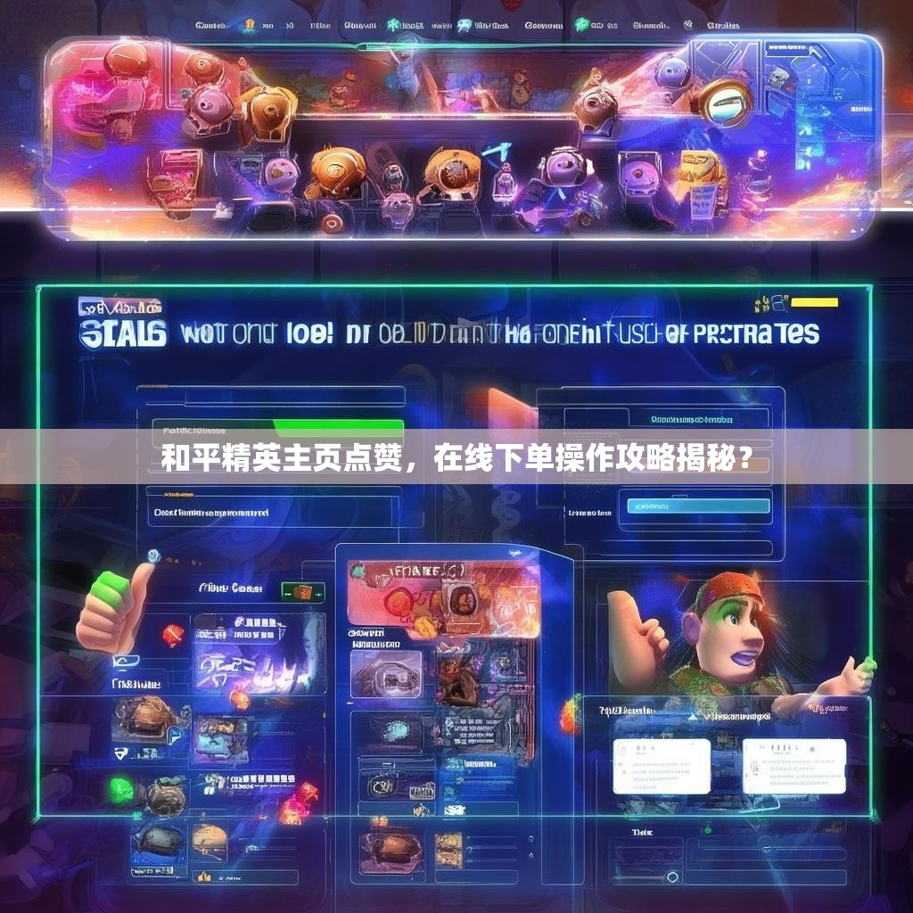 和平精英主页点赞，在线下单操作攻略揭秘？