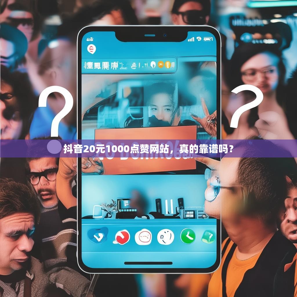 抖音20元1000点赞网站，真的靠谱吗？