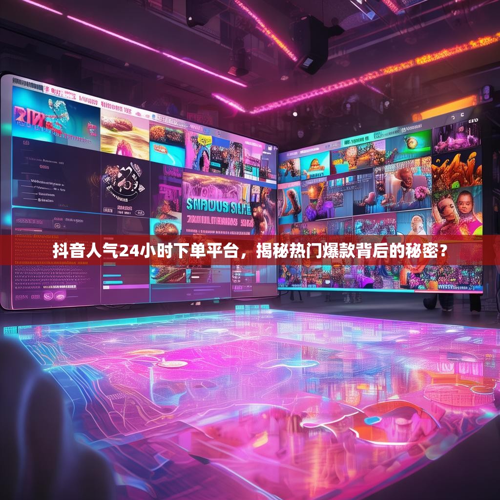 抖音人气24小时下单平台，揭秘热门爆款背后的秘密？