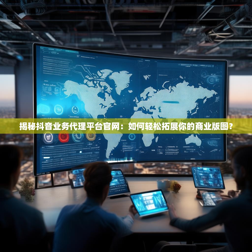 揭秘抖音业务代理平台官网：如何轻松拓展你的商业版图？