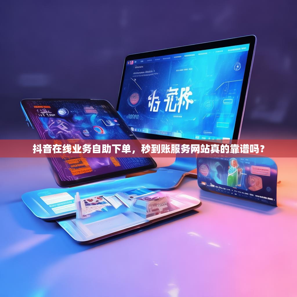 抖音在线业务自助下单，秒到账服务网站真的靠谱吗？